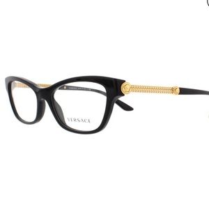 VERSACE Eyeglasses VE 3214 GB1 Black 52MM